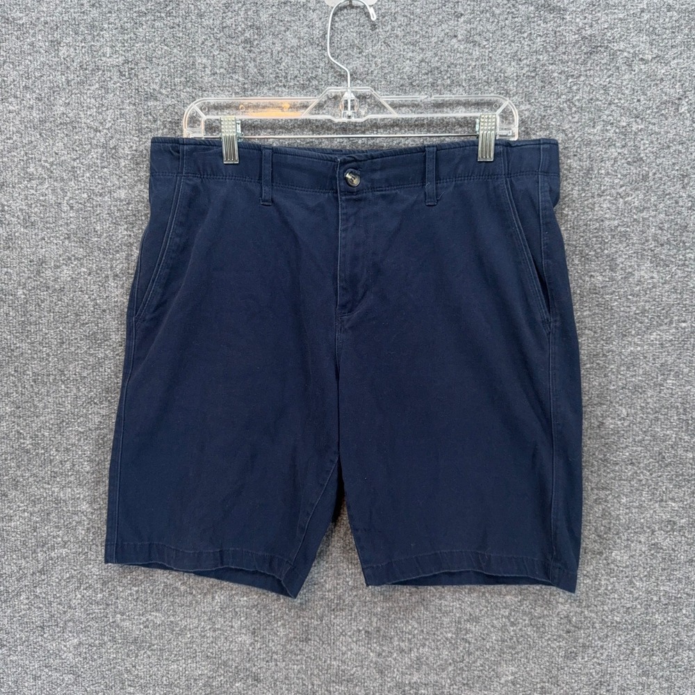 Nat Nast Chino Shorts Mens 34 Blue Stretch Casual Old Money Classic Quiet Luxury